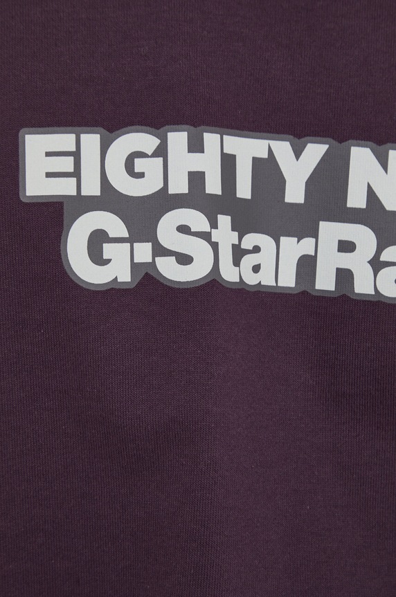 G-Star longsleeve bawełniany D23886.C336 fioletowy