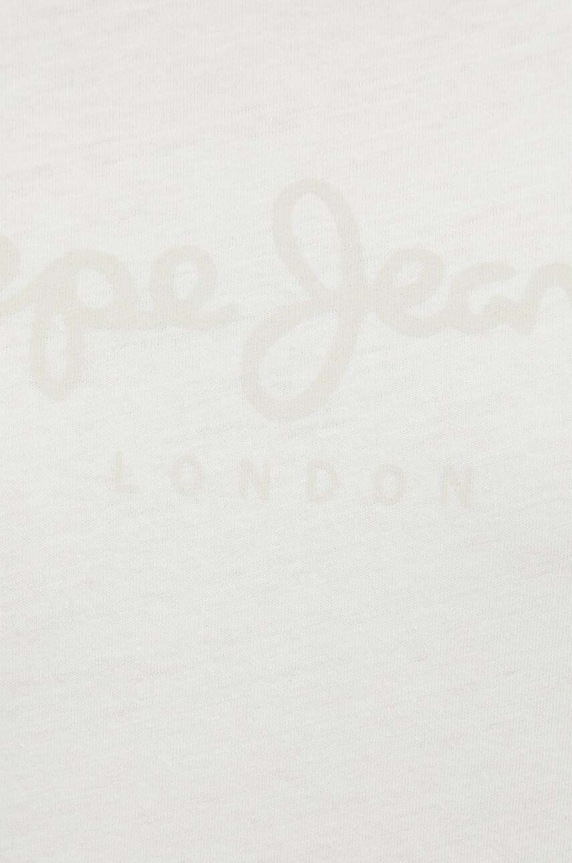 Pepe Jeans tricou din bumbac Eggo PM508209 bej