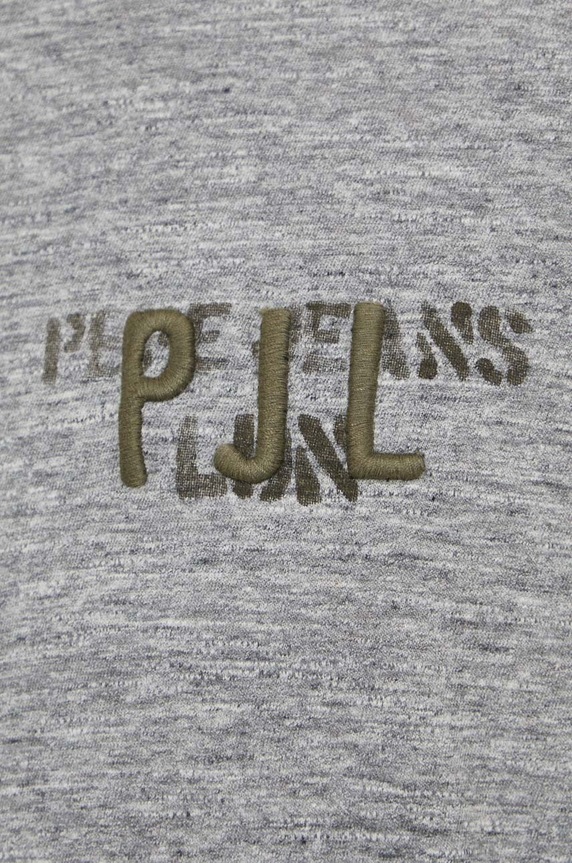 Bavlnené tričko s dlhým rukávom Pepe Jeans CALEM PM509215 sivá