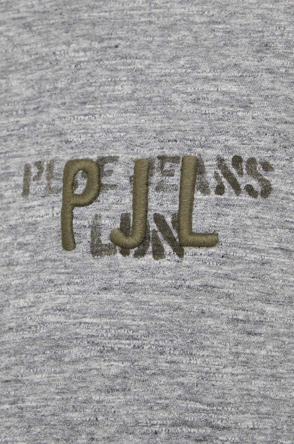 Bavlnené tričko s dlhým rukávom Pepe Jeans CALEM PM509215 sivá