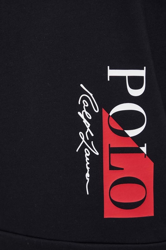 Pyžamové tričko s dlhým rukávom Polo Ralph Lauren 714932514 čierna