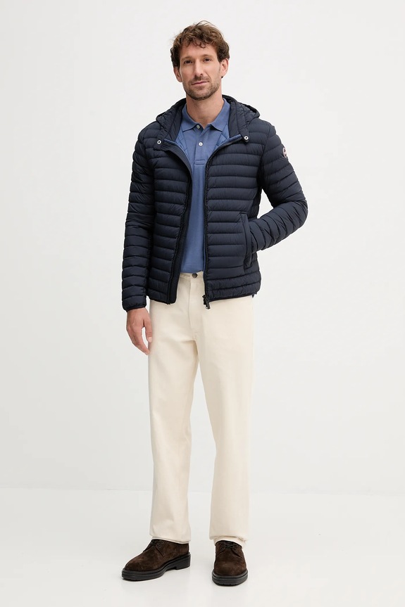 Βαμβακερή μπλούζα με μακριά μανίκια United Colors of Benetton 3089J3204 μπλε AW25
