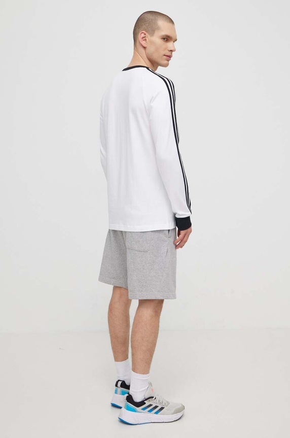 Odzież adidas Originals longsleeve bawełniany Flames IS2917 biały