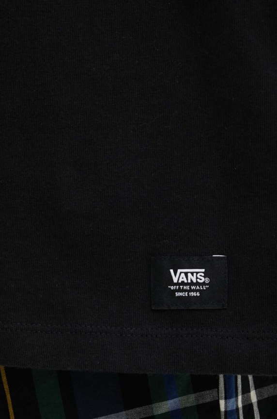 Vans pamut hosszúujjú VN000G54BLK1 fekete