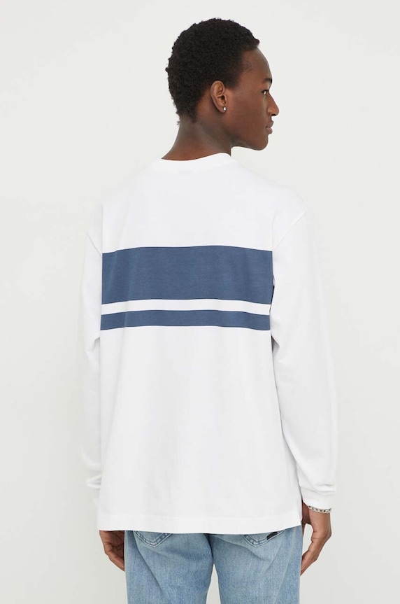 Odzież G-Star longsleeve bawełniany D24367.C784 biały