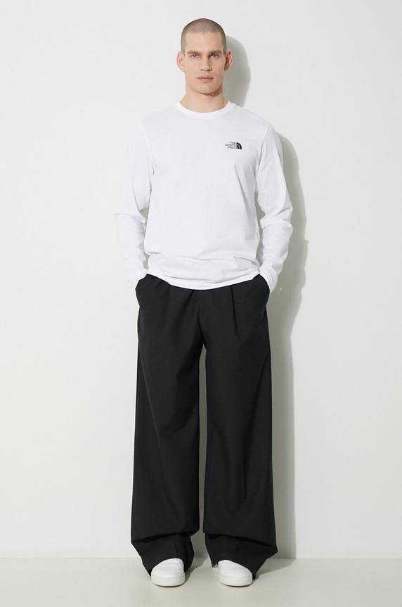 The North Face longsleeve shirt M L/S Simple Dome Tee NF0A87QNFN41 white AW24