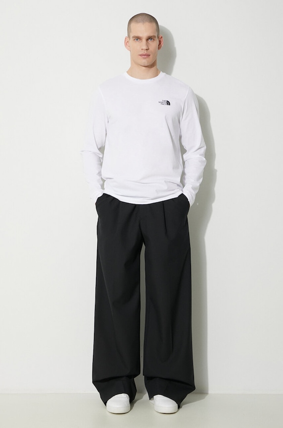 The North Face longsleeve shirt M L/S Simple Dome Tee NF0A87QNFN41 white AW24