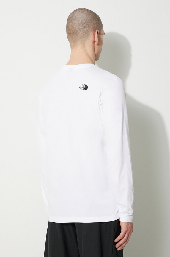 Clothing The North Face longsleeve shirt M L/S Simple Dome Tee NF0A87QNFN41 white
