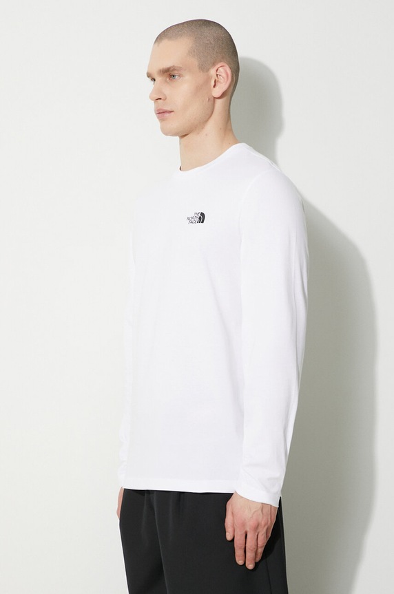 The North Face longsleeve shirt M L/S Simple Dome Tee white NF0A87QNFN41