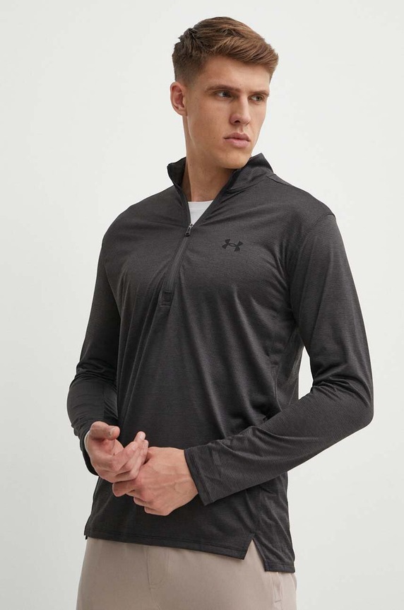 Dukserica za trening Under Armour Tech Vent s elastinom smeđa 1382184