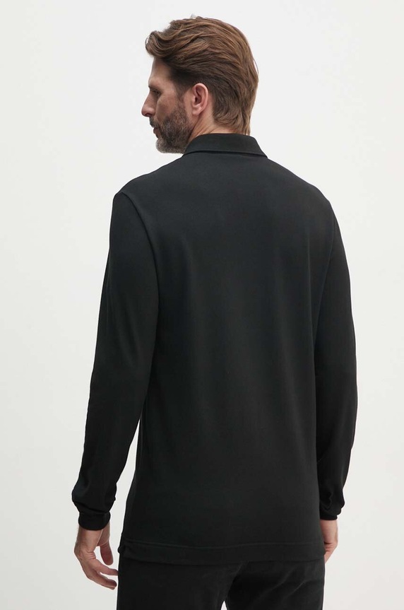 Abbigliamento Lacoste camicia a maniche lunghe PH2481 nero