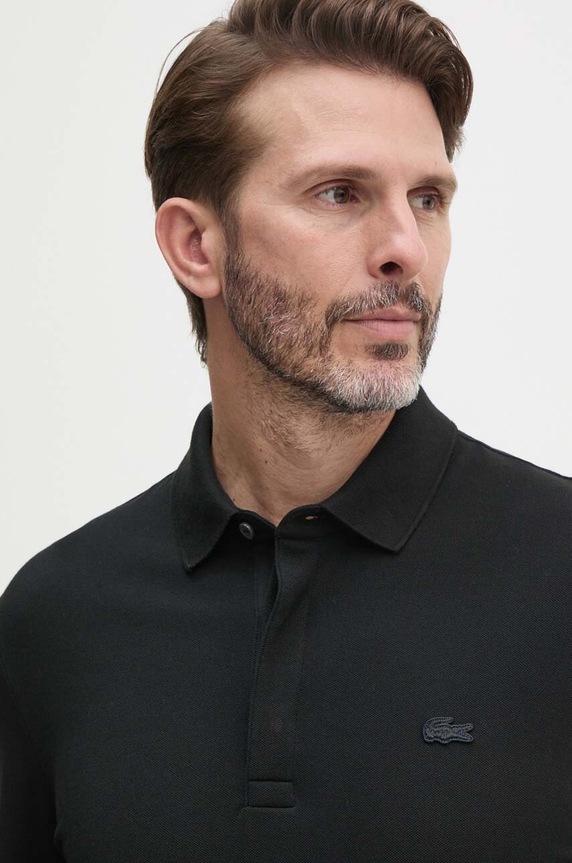 Lacoste camicia a maniche lunghe nero PH2481