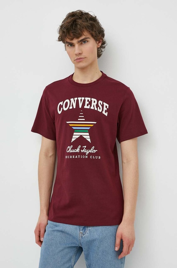 Памучна тениска Converse 10025627.A03