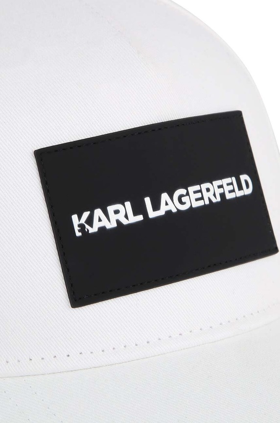 Chlapec Detská bavlnená šiltovka Karl Lagerfeld Z30146. béžová