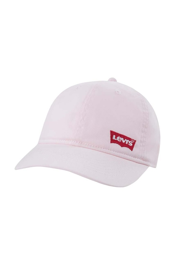 Levi's șapcă din bumbac pentru copii LAN RICHMOND BATWING CURVE BRI bumbac roz 9A8615.G