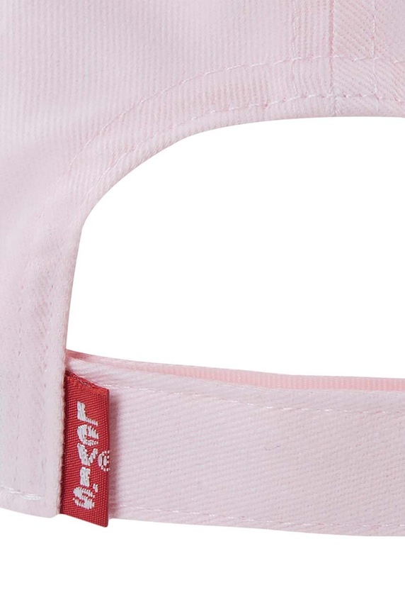Levi's șapcă din bumbac pentru copii LAN RICHMOND BATWING CURVE BRI roz 9A8615.G