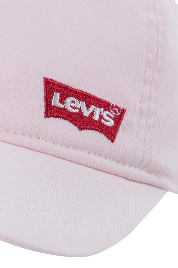 Levi's șapcă din bumbac pentru copii LAN RICHMOND BATWING CURVE BRI 9A8615.G roz