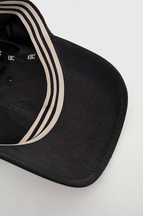 Tommy Hilfiger czapka z daszkiem czarny AW0AW15775