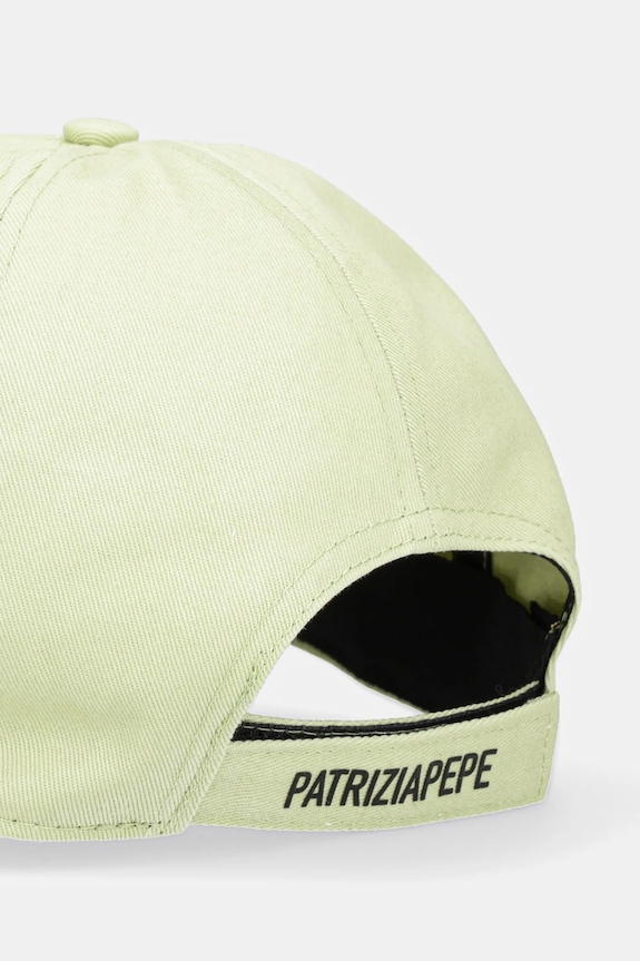 Αξεσουάρ Βαμβακερό καπέλο του μπέιζμπολ Patrizia Pepe 8F0045.AB01 πράσινο