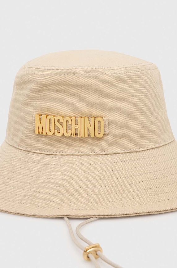 Doplňky Bavlněná čepice Moschino M3094.65408 béžová