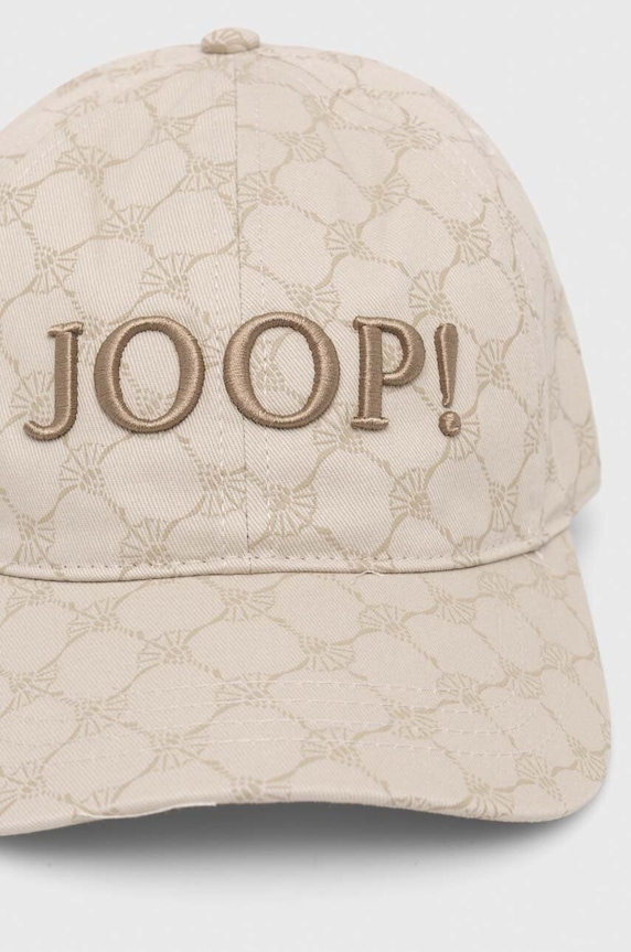 Joop! șapcă de baseball din bumbac 30042024 bej AW25