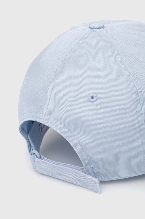 Akcesoria Tommy Hilfiger czapka z daszkiem bawełniana AW0AW16170 niebieski
