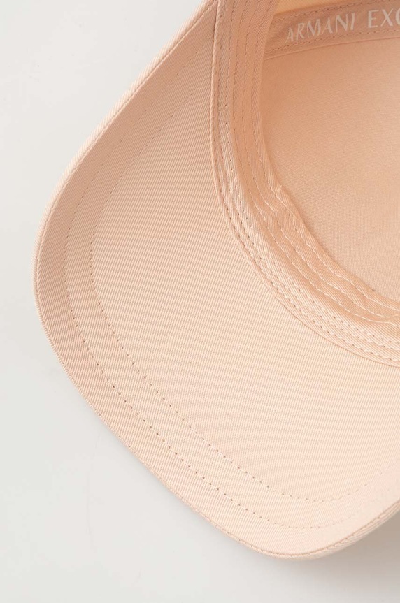 Armani Exchange pamut baseball sapka narancssárga 944200.4R100