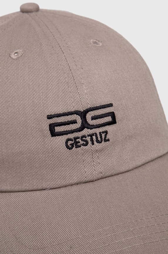 Bavlněná baseballová čepice Gestuz 10908928 šedá SS24