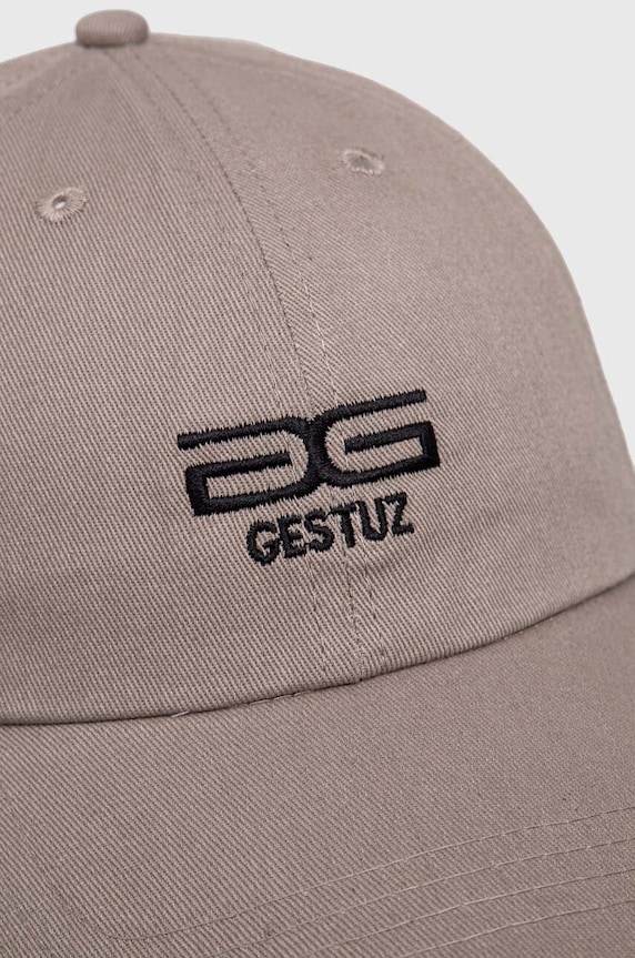 Bavlněná baseballová čepice Gestuz 10908928 šedá SS24
