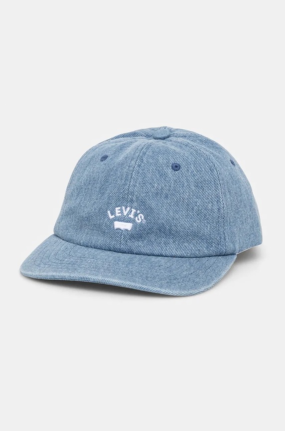 Шапка с козирка Levi's памук син 000AG.0005