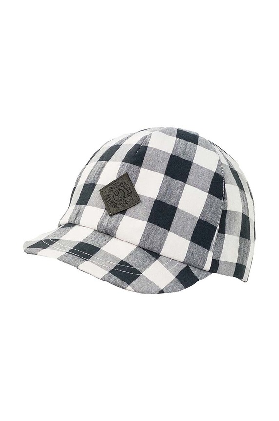 Jamiks czapka z daszkiem bawełniana dziecięca CORA CORA.or.Nak.JLW089.G czarny SS24