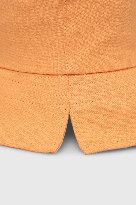 Djevojčice Dječji pamučni šešir United Colors of Benetton 6G0QCA01Z.G.Seasonal narančasta