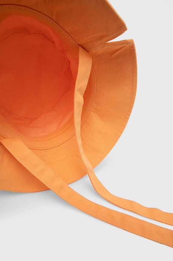 Dječji pamučni šešir United Colors of Benetton narančasta 6G0QCA01Z.G.Seasonal