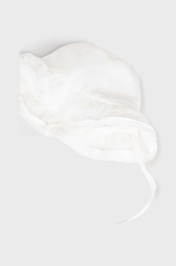 Mayoral Newborn kapelusz dziecięcy 9721.2N.Newborn.PPYH beżowy SS24