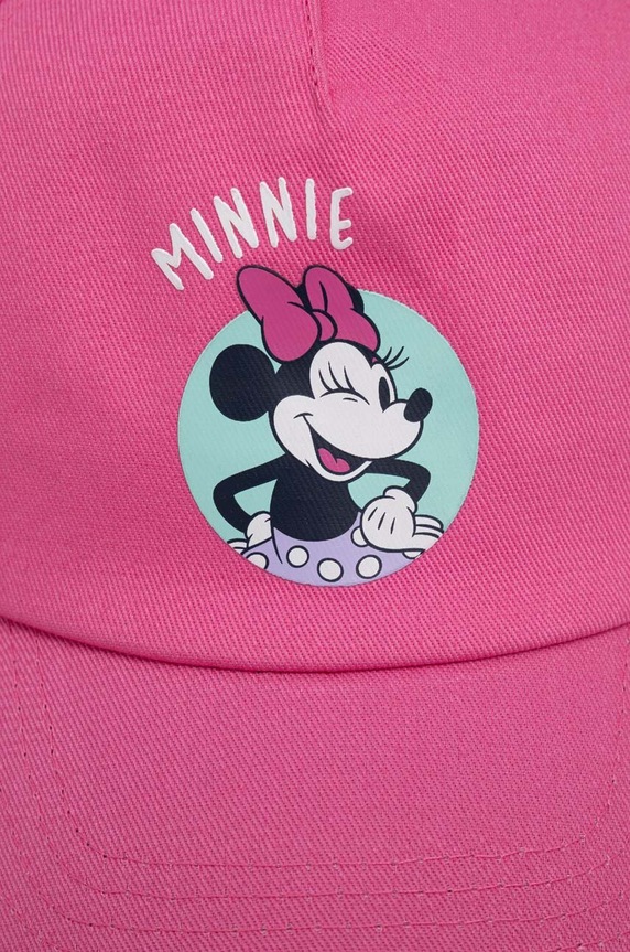 Bavlnená šiltovka zippy x Disney 3106063401 ružová SS24