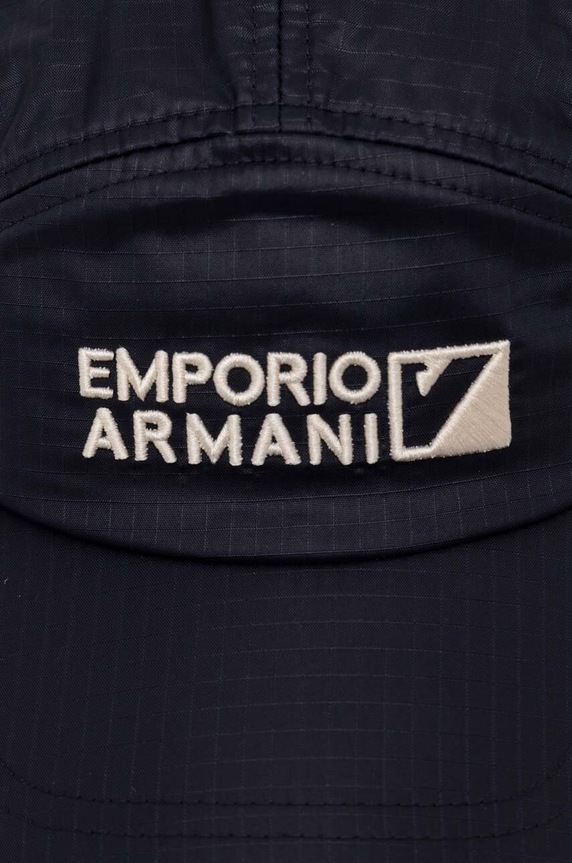 Dječja kapa sa šiltom Emporio Armani 404698.4R477 crna SS24