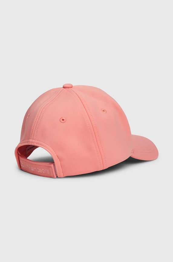 Detská baseballová čiapka Calvin Klein Jeans oranžová IU0IU00591.PPYH