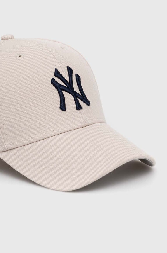 Dětská baseballová čepice 47brand MLB New York Yankees BMVP17WBV béžová SS24