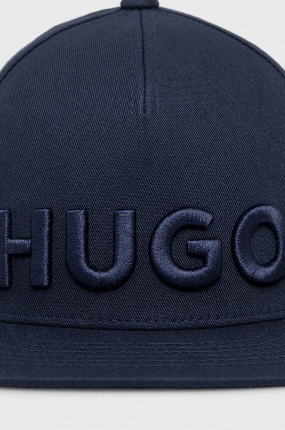 HUGO czapka z daszkiem 50510116 granatowy SS24