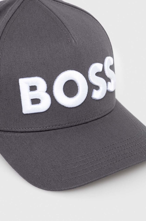 Kapa sa šiltom BOSS 50502178 siva SS24