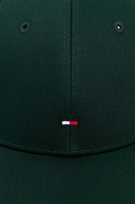 Bavlnená šiltovka Tommy Hilfiger AM0AM11478 zelená SS24