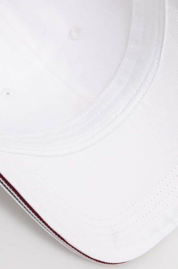 Tommy Hilfiger șapcă de bărbați de bumbac alb AM0AM12035