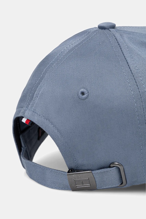 Akcesoria Tommy Hilfiger czapka z daszkiem męska bawełniana AM0AM12035 niebieski