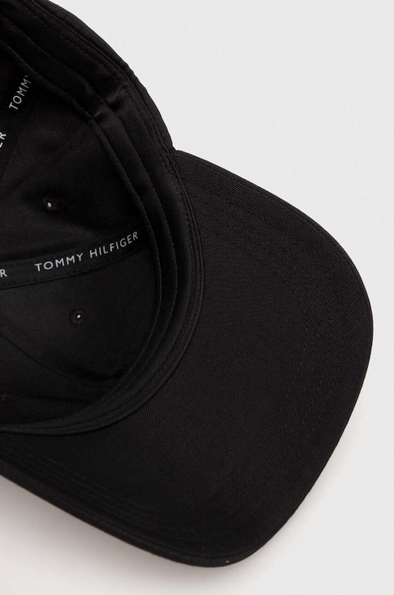 Kapa s šiltom Tommy Hilfiger črna AM0AM12043