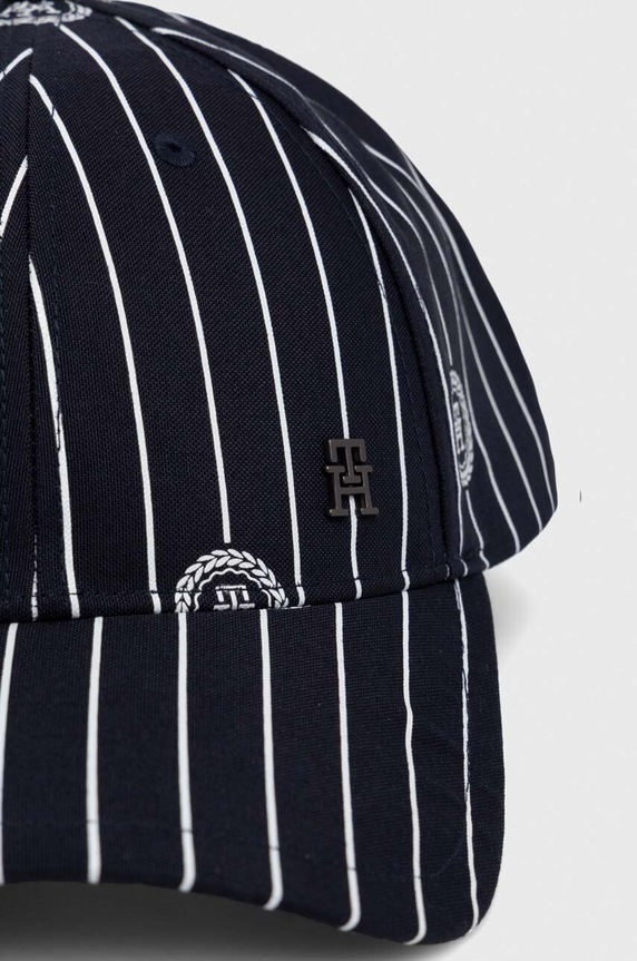 Kapa s šiltom Tommy Hilfiger AM0AM12247 mornarsko modra SS24