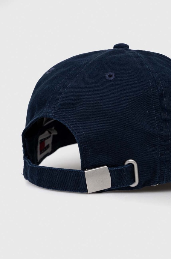 Kiegészítők Tommy Jeans pamut baseball sapka AM0AM12020 sötétkék