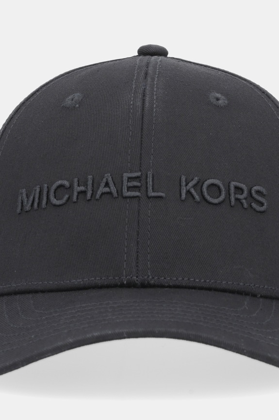 Michael Kors czapka z daszkiem bawełniana CH3002Y35Z czarny SS25