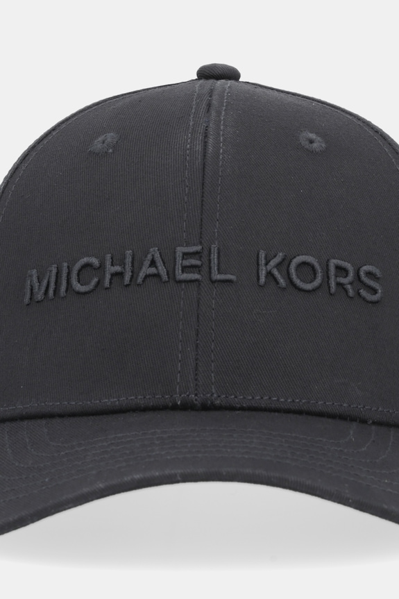 Michael Kors czapka z daszkiem bawełniana CH3002Y35Z czarny SS25