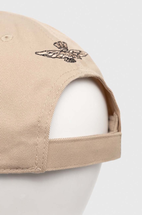 Akcesoria Aeronautica Militare czapka z daszkiem HA1160CT3248 beżowy
