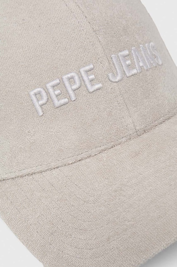Kšiltovka Pepe Jeans NEWMAN PM040536 šedá SS24